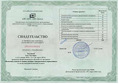 Образец документа по программе: наладчик станков и манипуляторов с программным управлением